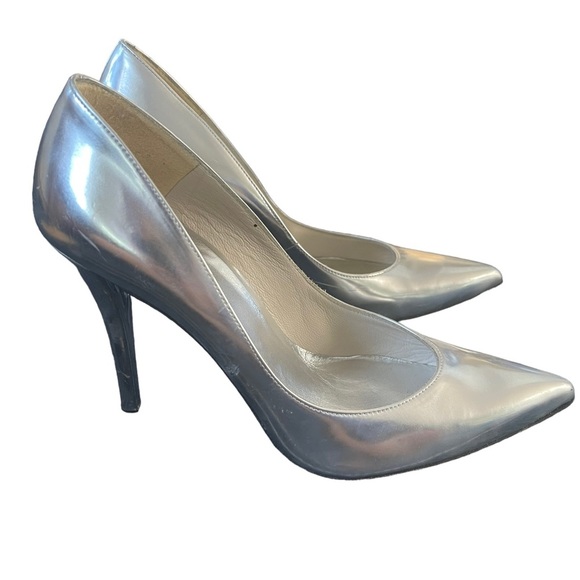 STUART WEITZMAN Silver high heel pumps Size 8 - Picture 5 of 8